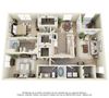 2 Bed x 2 Bath XLG